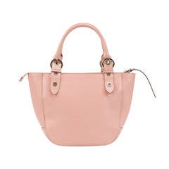 Salvatore Ferragamo 'Soft Pink, Textured Leather Tote Bag