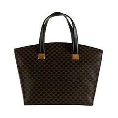 Celine of Paris -  Logo Embossed Leather Bag
