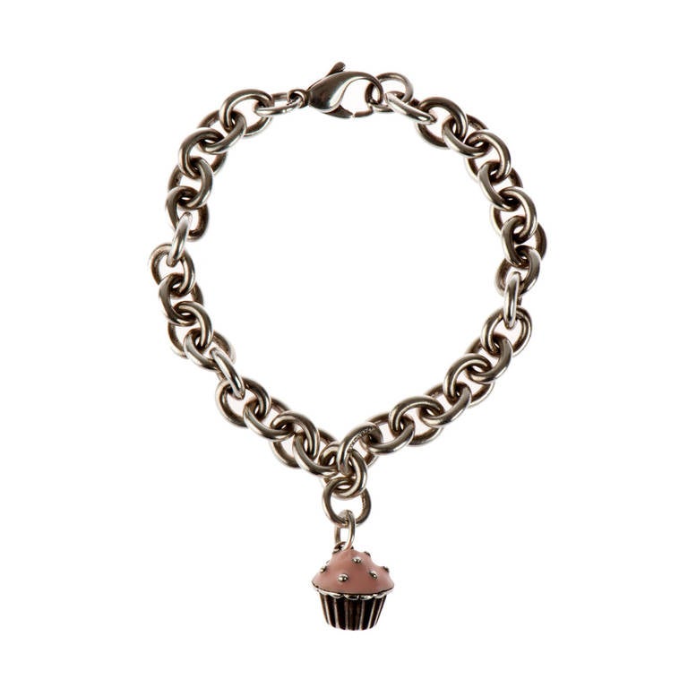 Tiffany Silver 'Cupcake'  Bracelet