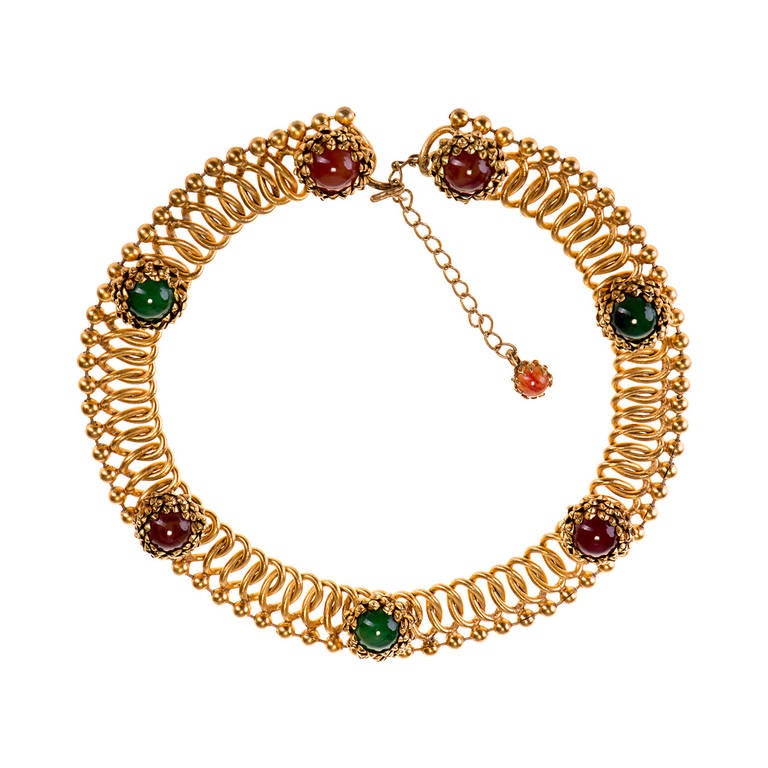 A 'Fantasy' gilt necklace by Anonyme, Paris