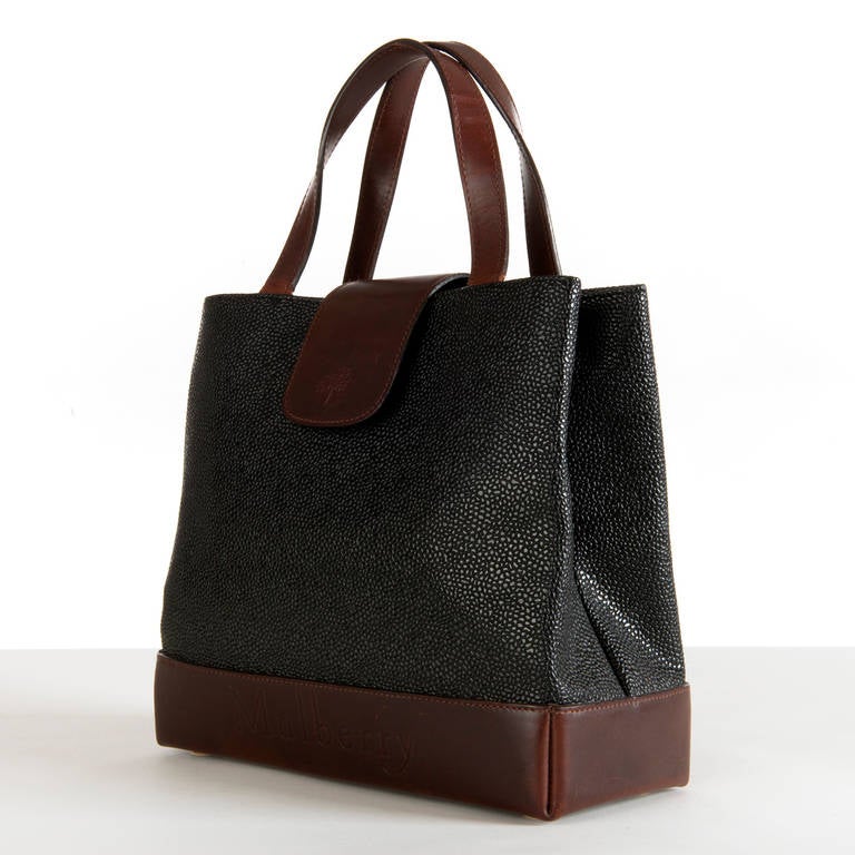 Beautiful design, choice and colours of Leathers, together with superb craftsmanship, make this English made, Mulberry Bag, very special. Inside is a centre and side pocket, both zipped, with a separate pocket for your mobile phone, all finished in