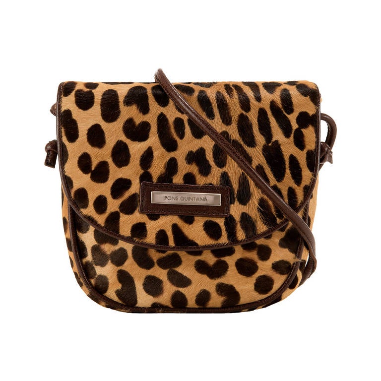 A Rare Pons Quintana 'Leopard' Shoulder Bag at 1stDibs