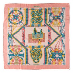 'Macrame' a gorgeous printed Silk Scarf by Hermes