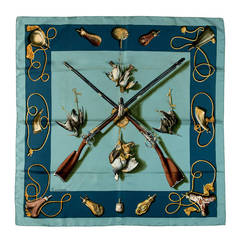 A vintage Hermes Silk Scarf by Henri de Linares