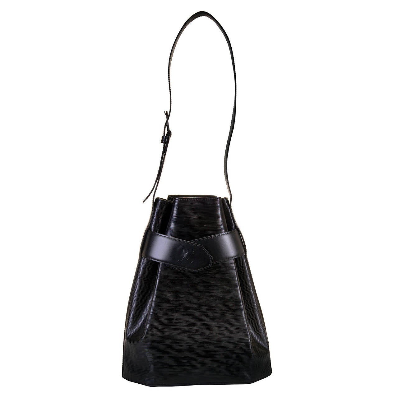 Women's Louis Vuitton Black Epi Leather Shoulder or Crossbody, Rucksack Bag, inc. Purse