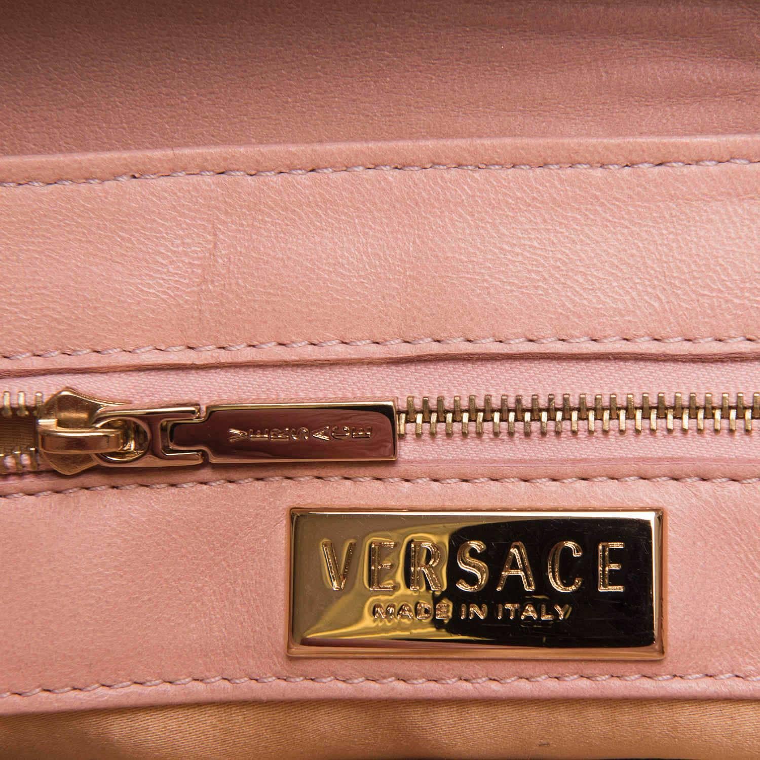 versace baby pink bag