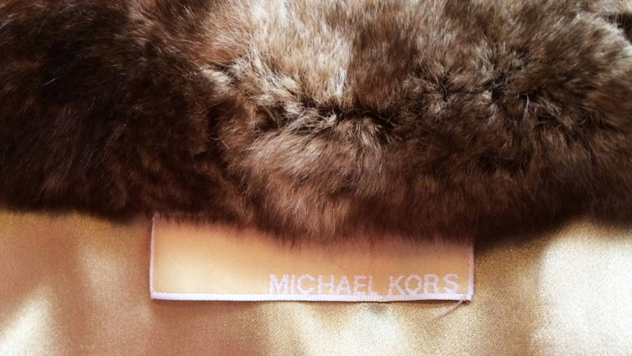 Michael Kors Couture Chinchilla Shrug Jacket For Sale 1