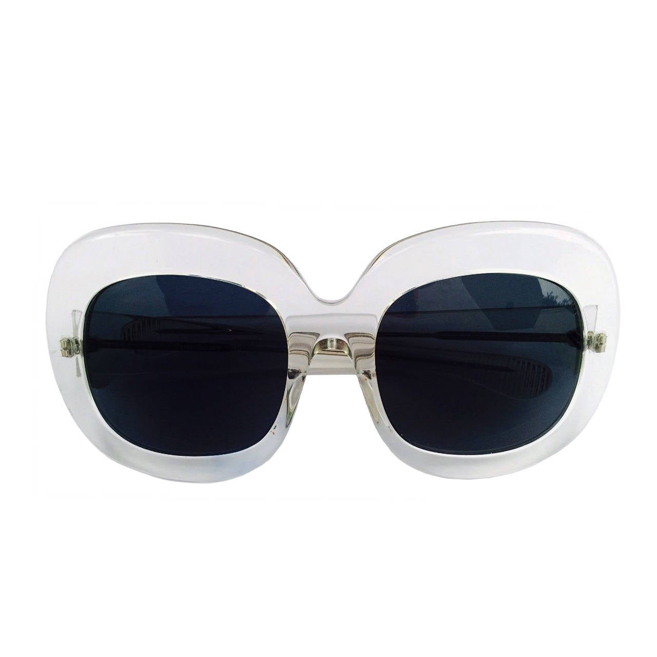 Oversize Lucite Sunglasses 1970s