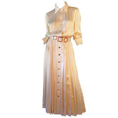 Vintage Chanel Belted Dress 1989