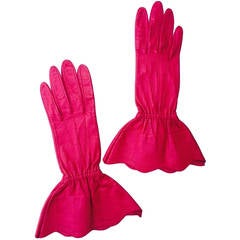 Yves Saint Laurent Leather Gloves 1991