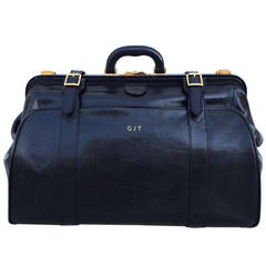 Vintage Gents Bally Leather Valise 1970s