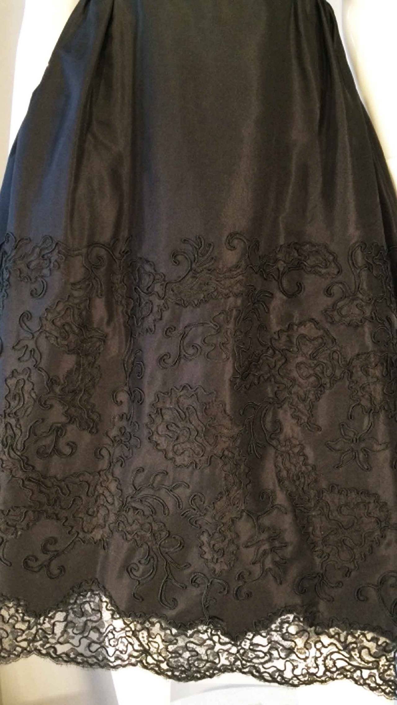 Women's Sophie Gimbel Couture Cocktail Dress 1960 For Sale