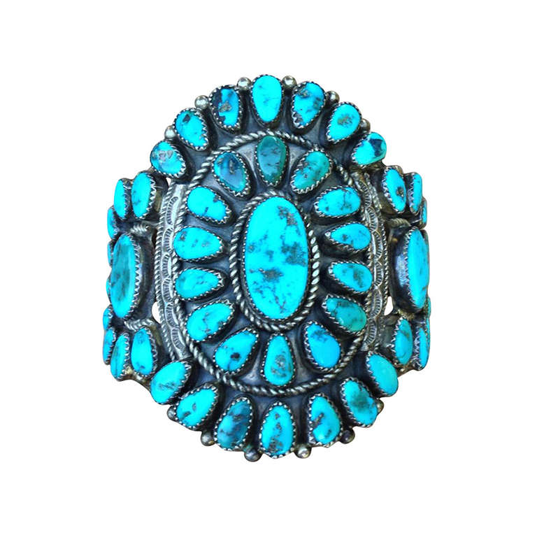 Navajo Turquoise Cuff ca.1950