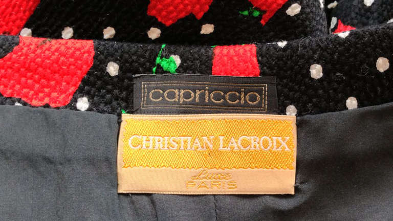 Christian Lacroix Haute Couture Cocktail Pouf Dress 1980s 4