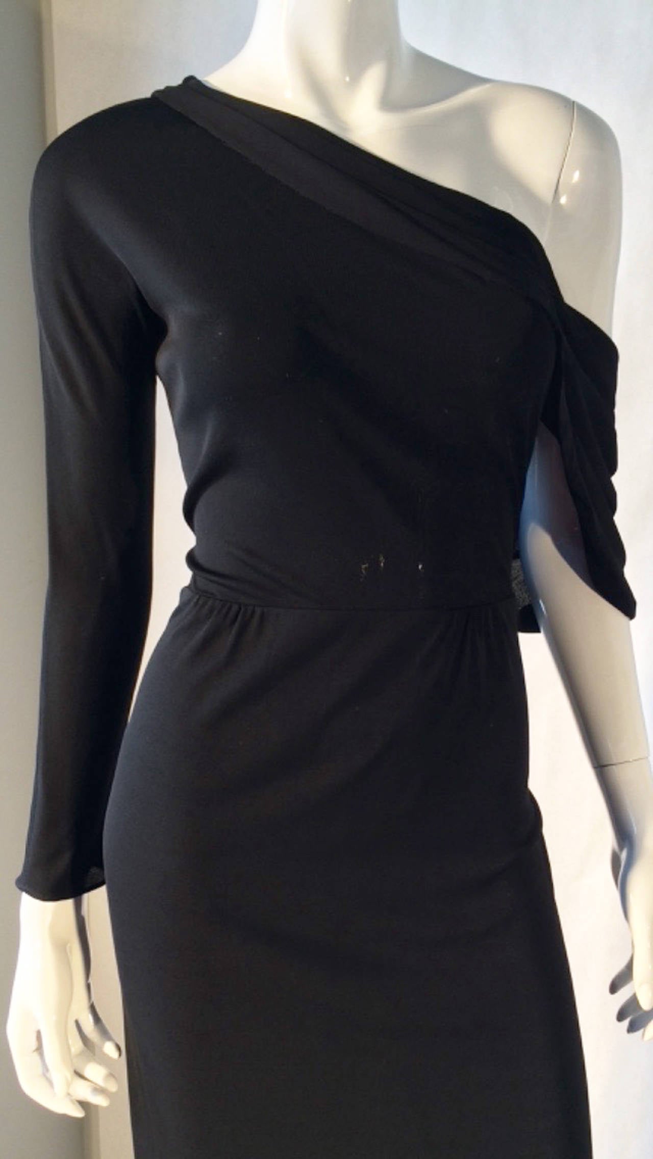 Women's Exquisite John Anthony Couture Jersey Gown 1970s