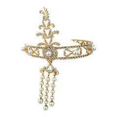 Vintage Edwardian Style Diadem Headband Tiara ca.1950