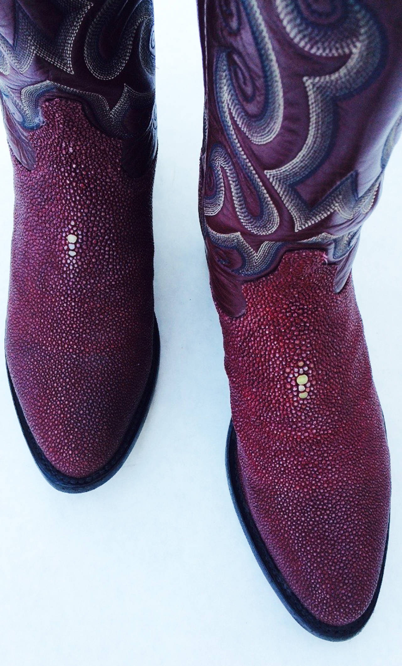 Gents Tony Lama Stingray Cowboy Boots 10.5D In Excellent Condition In Phoenix, AZ