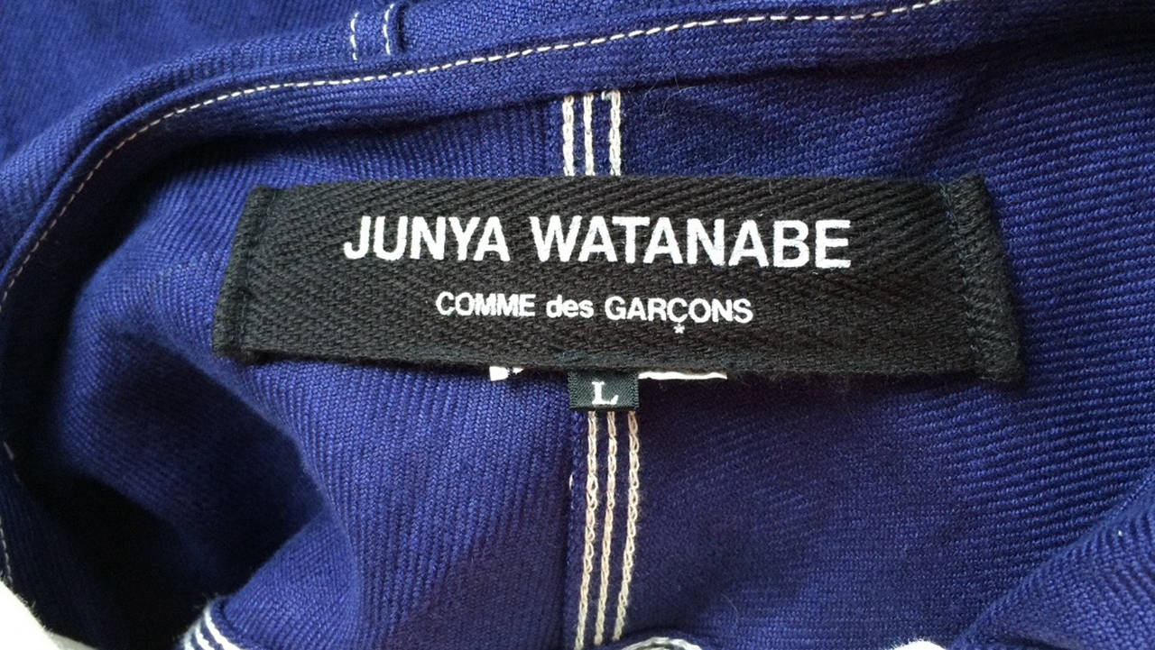 Junya Watanabe Denim Duffel Bag Hooded Jacket 2012 For Sale 4