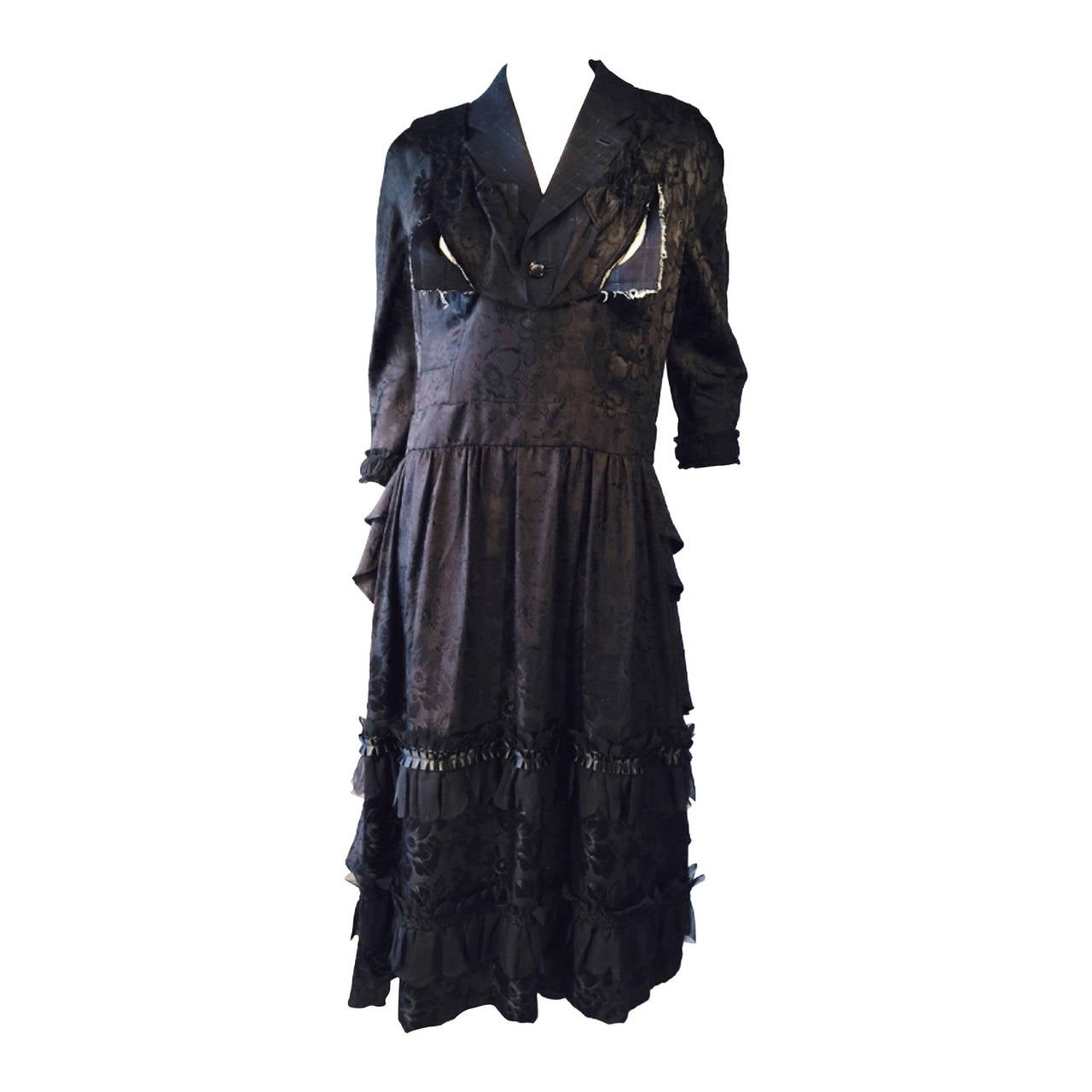 Comme des Garcons Deconstructed Edwardian Style Dress 2006