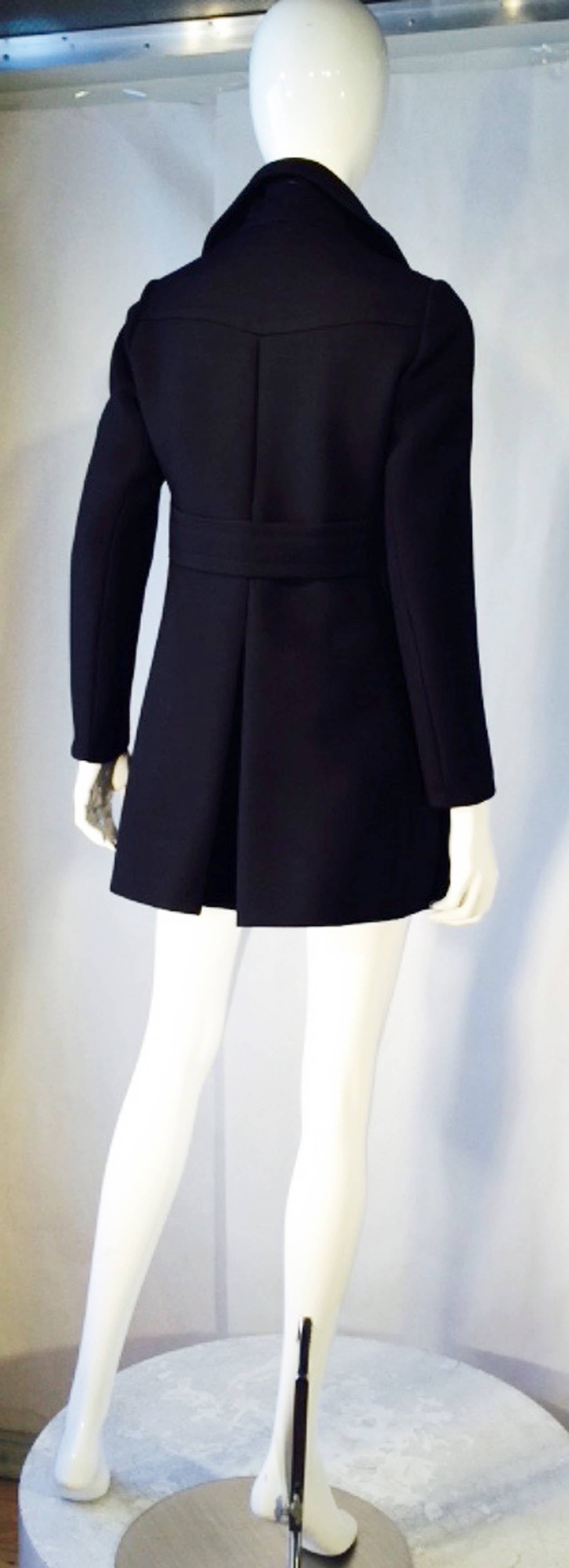 Women's Pierre Balmain Haute Couture Pea Coat 1960s