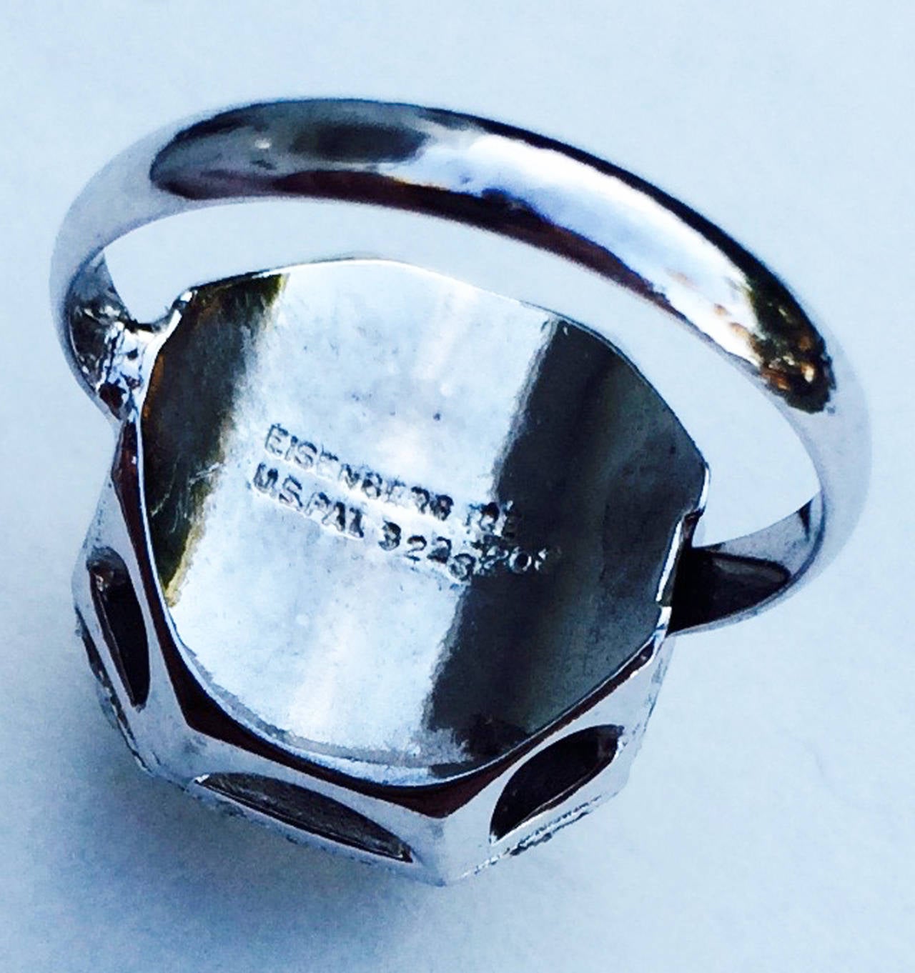 Edwardian Eisenberg Faux Diamond Engagement Ring 1950s