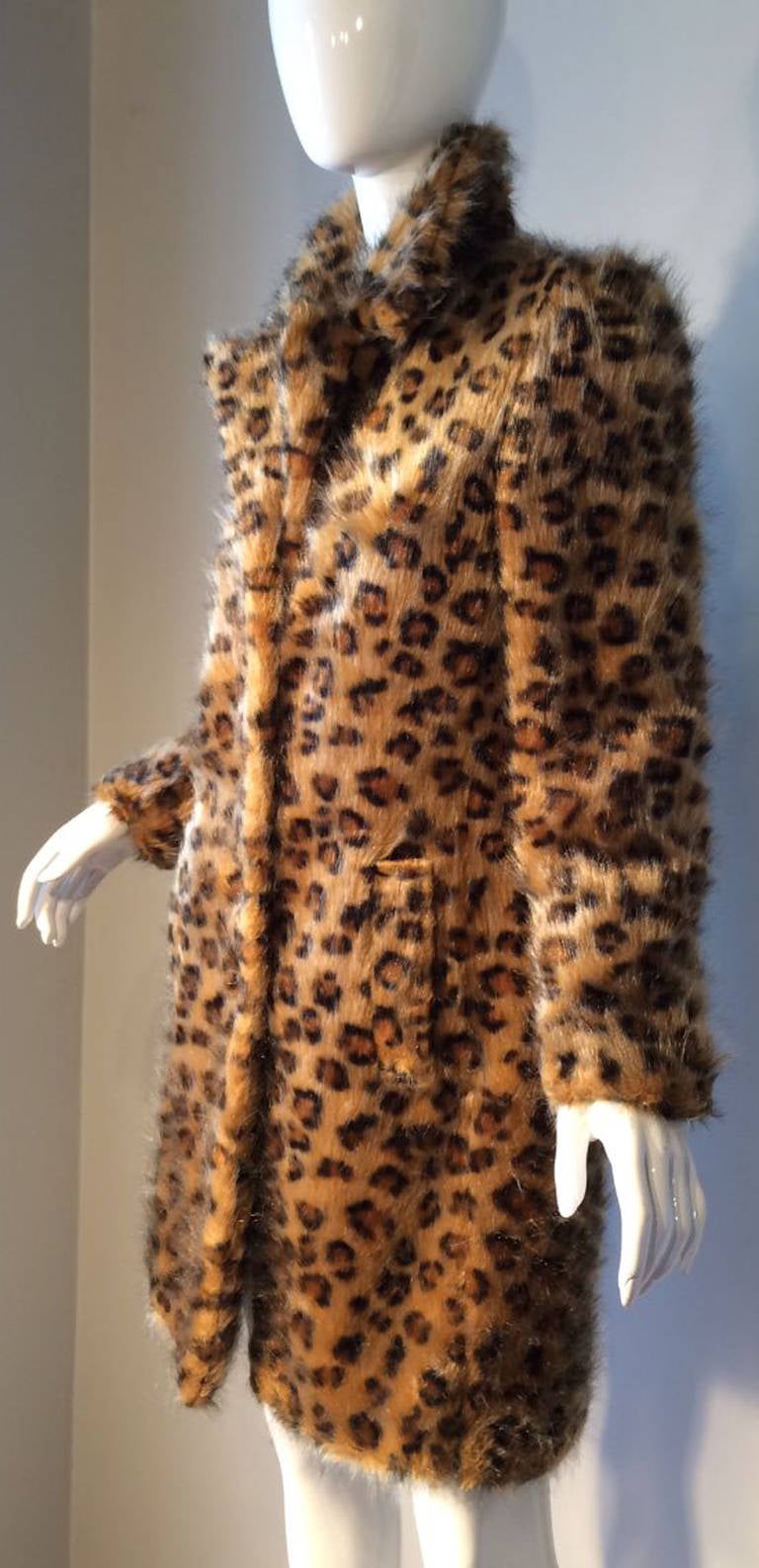 betsey johnson leopard coat