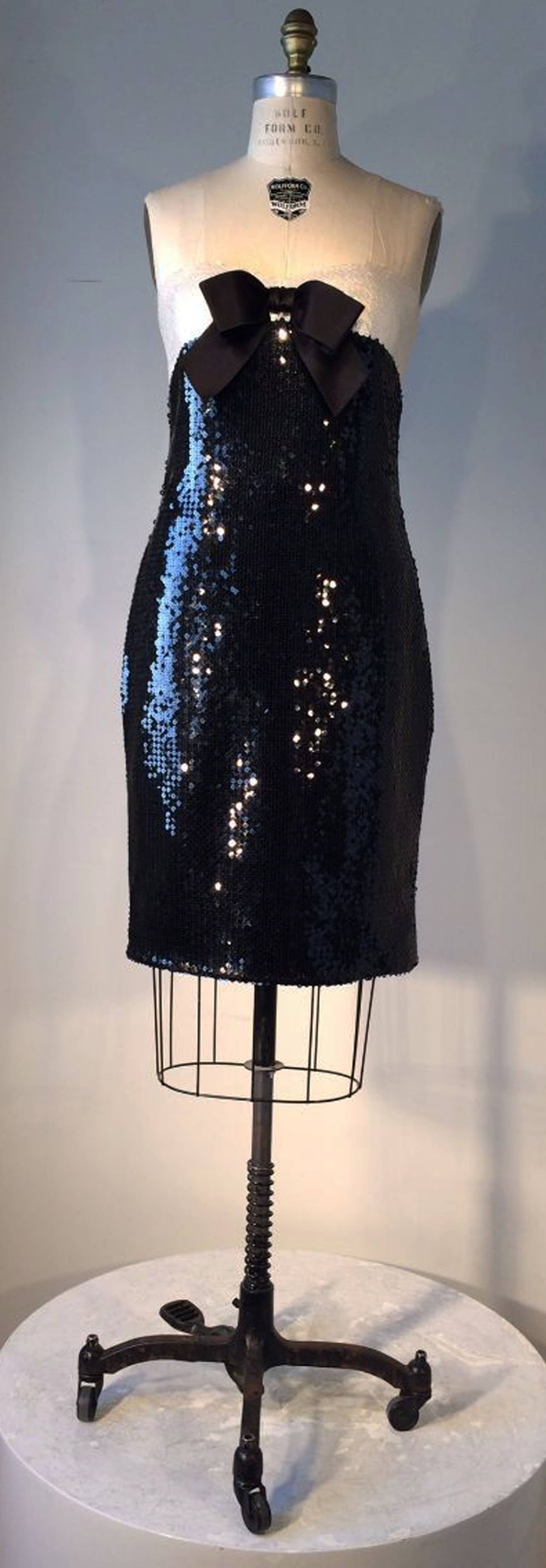 A fine and rare vintage Chanel sequin 