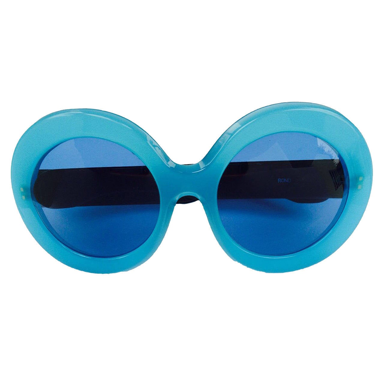 Oversize Vittorio La Barbera Lucite Sunglasses 1970s