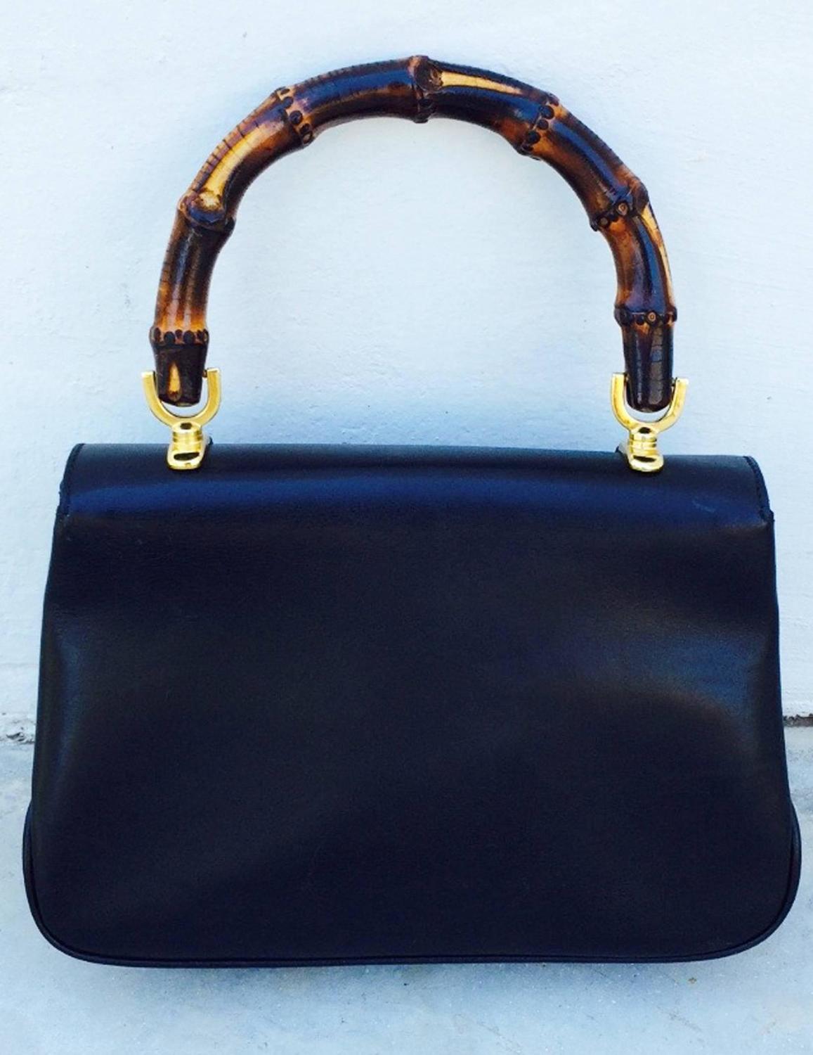 Iconic Gucci Handbag 1950s at 1stdibs