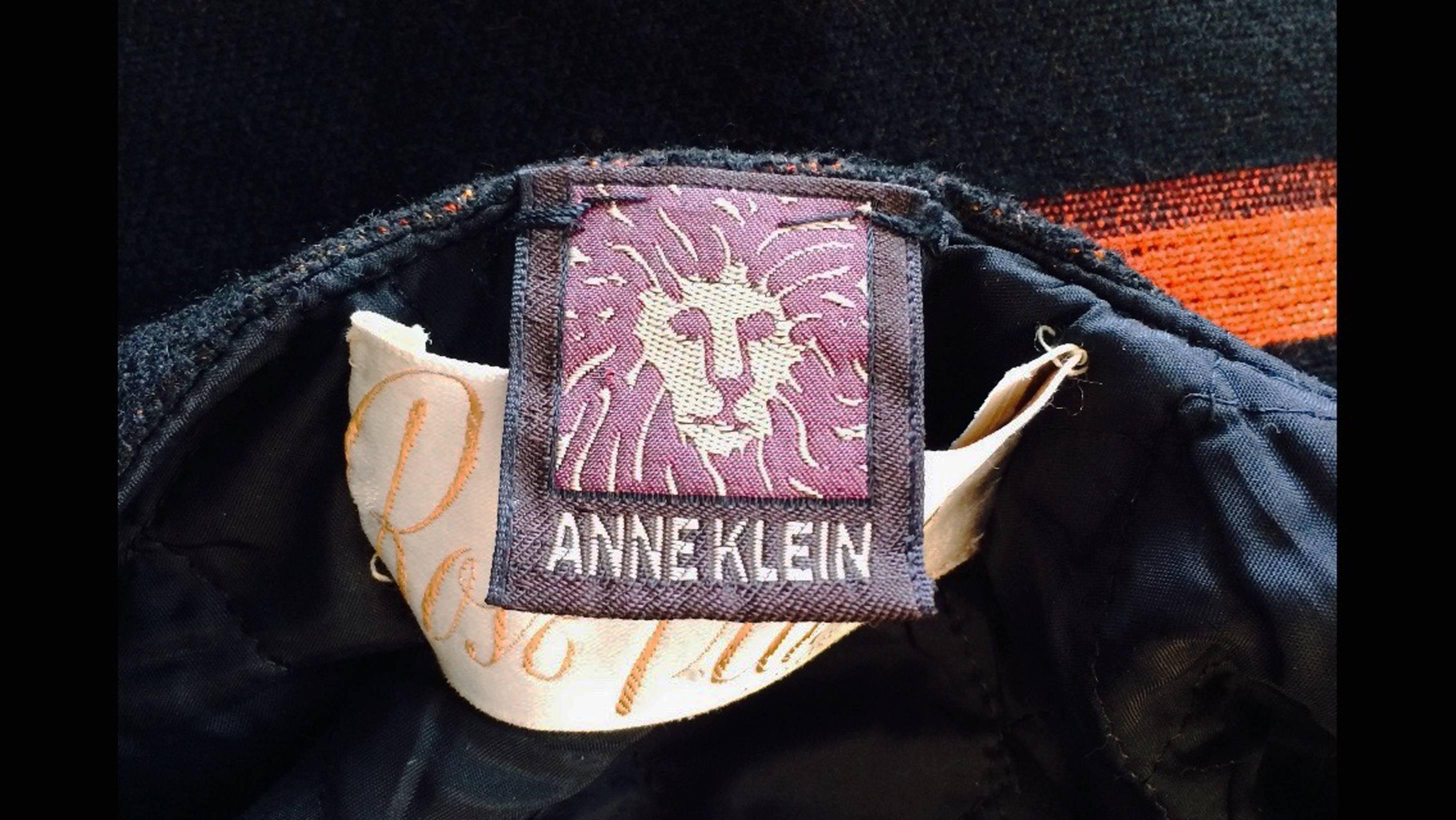 Anne Klein Fur Trimmed Blanket Jacket ca.1970 2