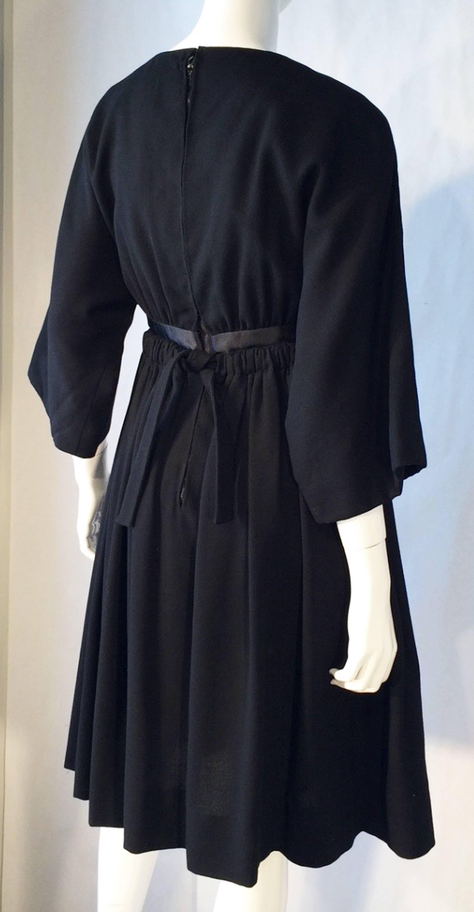 Galanos Cocktail Dress, 1953 In Excellent Condition For Sale In Phoenix, AZ