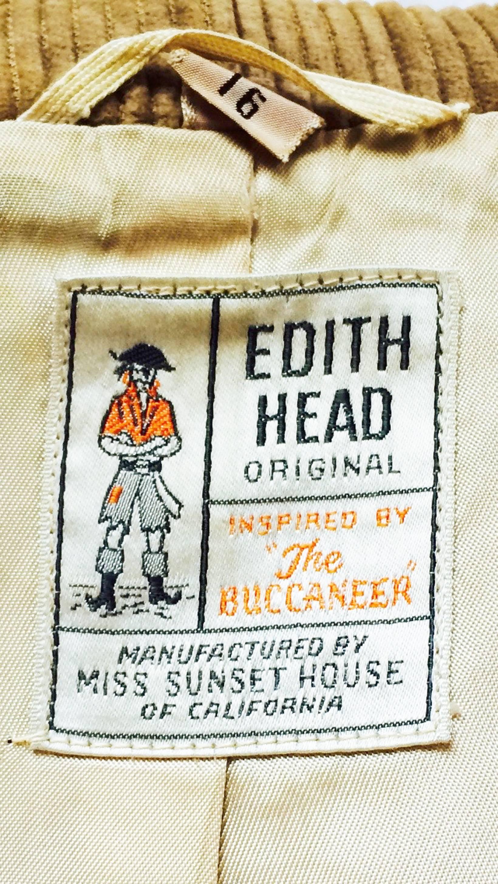 Edith Head Corduroy Jacket, 1958 1