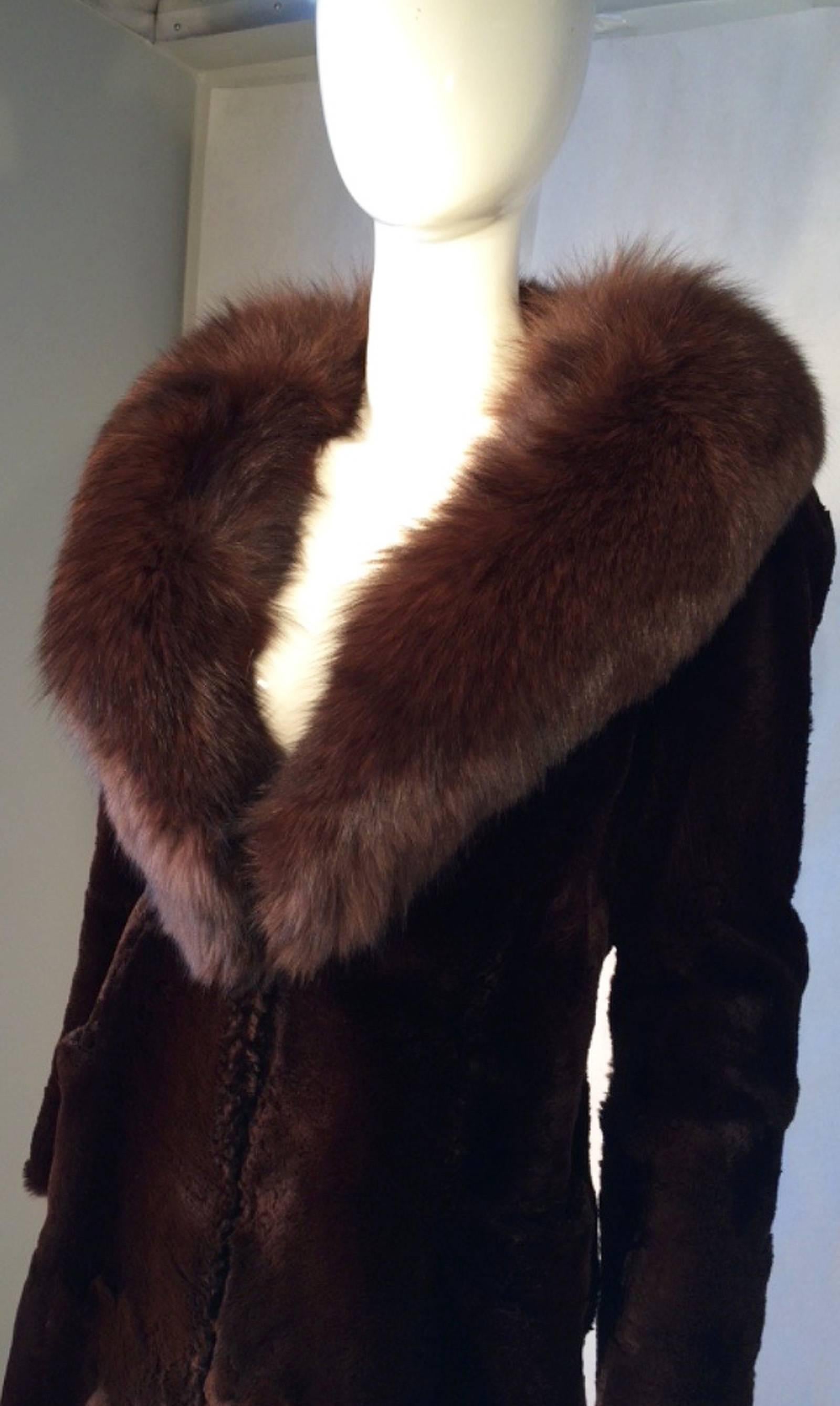 Christian Dior Haute Couture Fur Coat same as Brigitte Bardot's ca.1970 In Excellent Condition In Phoenix, AZ