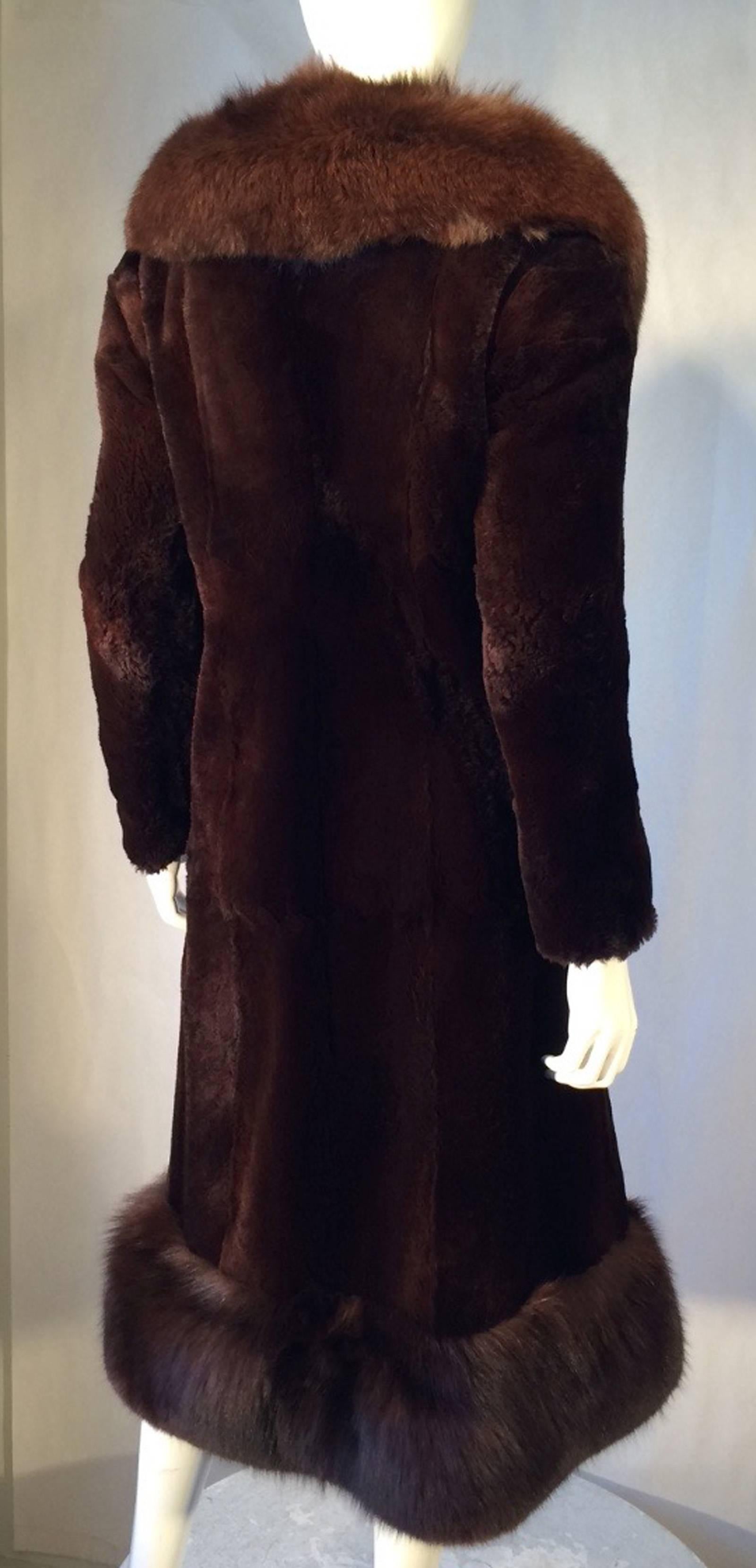 Christian Dior Haute Couture Fur Coat same as Brigitte Bardot's ca.1970 1