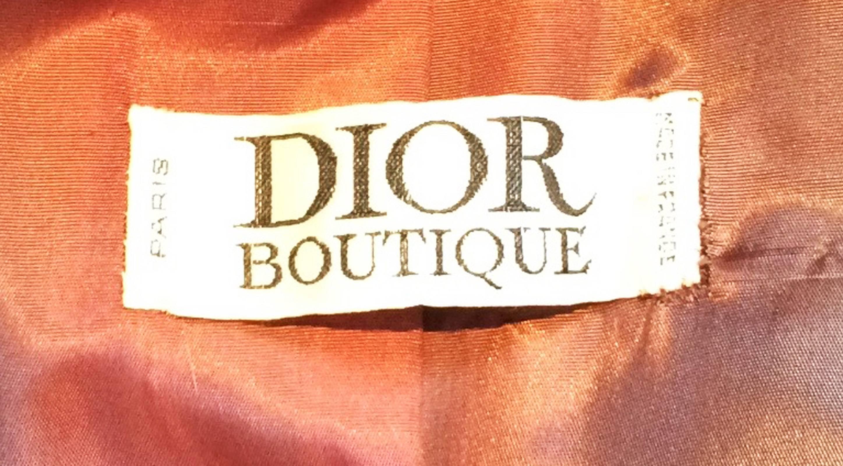 Christian Dior Haute Couture Fur Coat same as Brigitte Bardot's ca.1970 3