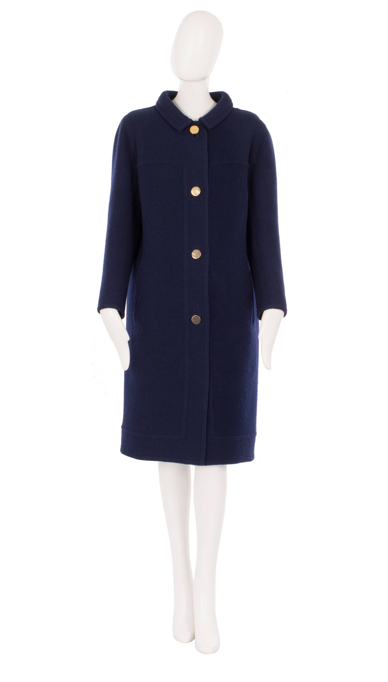 Women's A Givenchy haute couture coat, circa 1965 For Sale