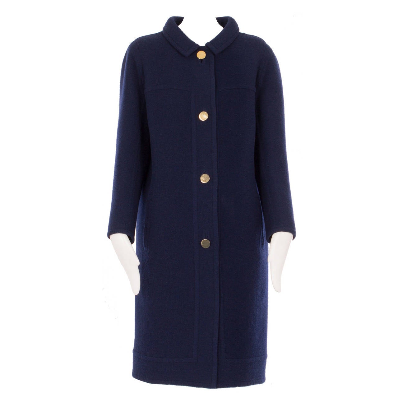 A Givenchy haute couture coat, circa 1965 For Sale