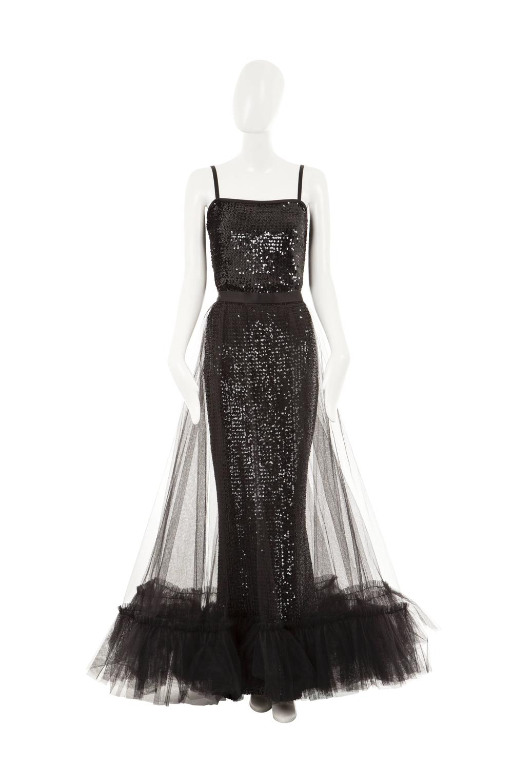 Yves Saint Lau Sequin And Tulle Gown 1981 For At 1stdibs