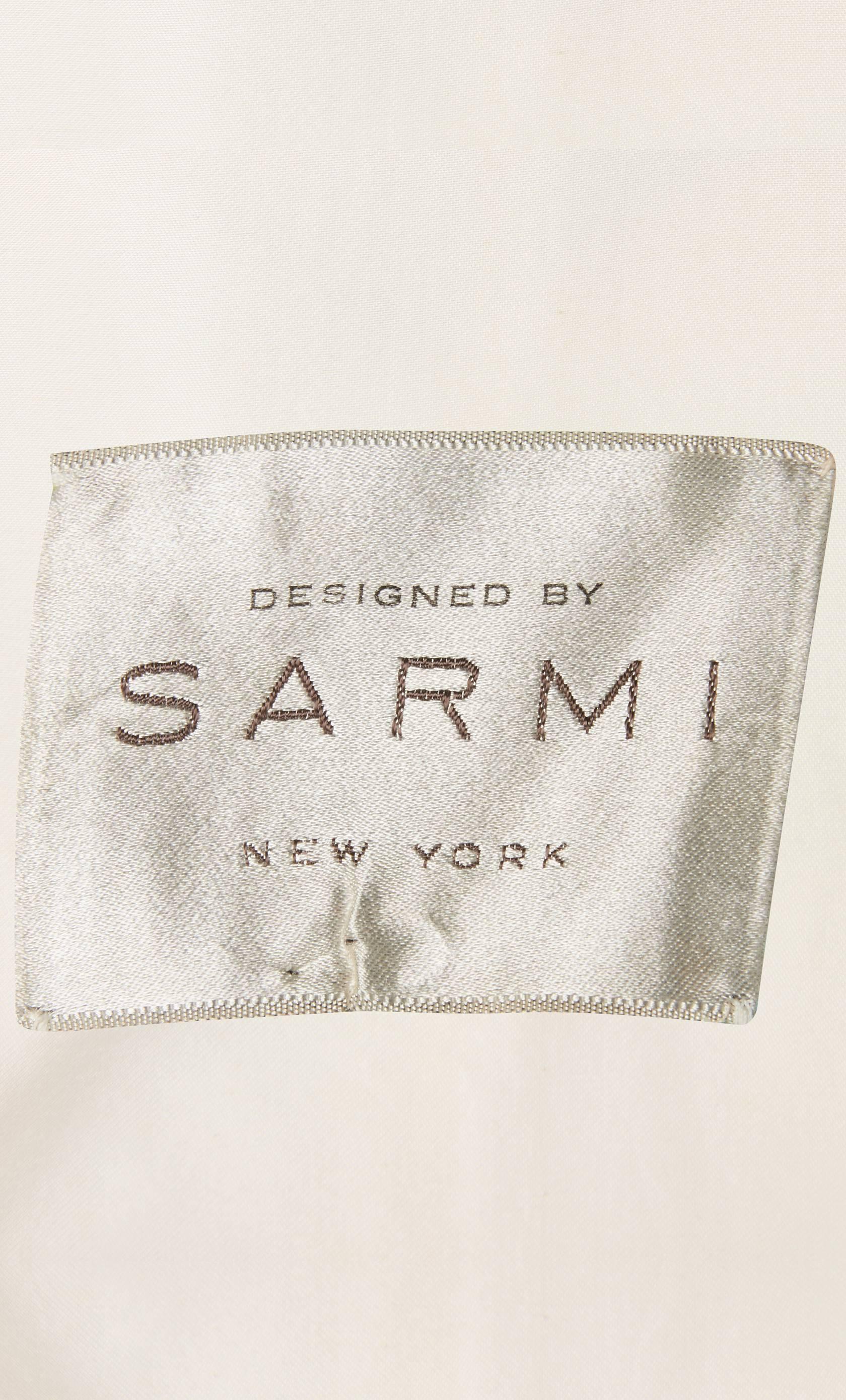 Women's Sarmi printed gown, circa 1965