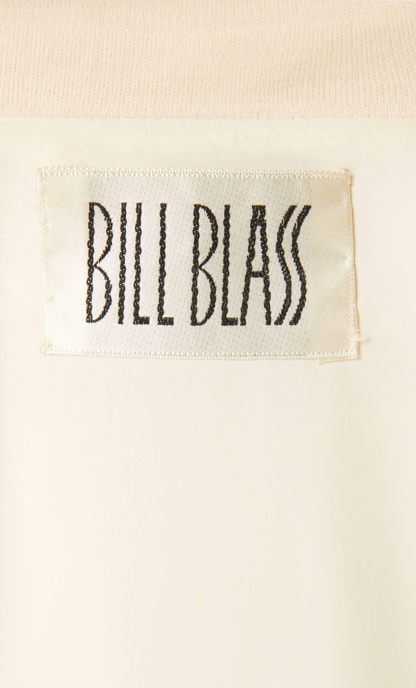 Women's Bill Blass ivory dress, circa 1966 For Sale