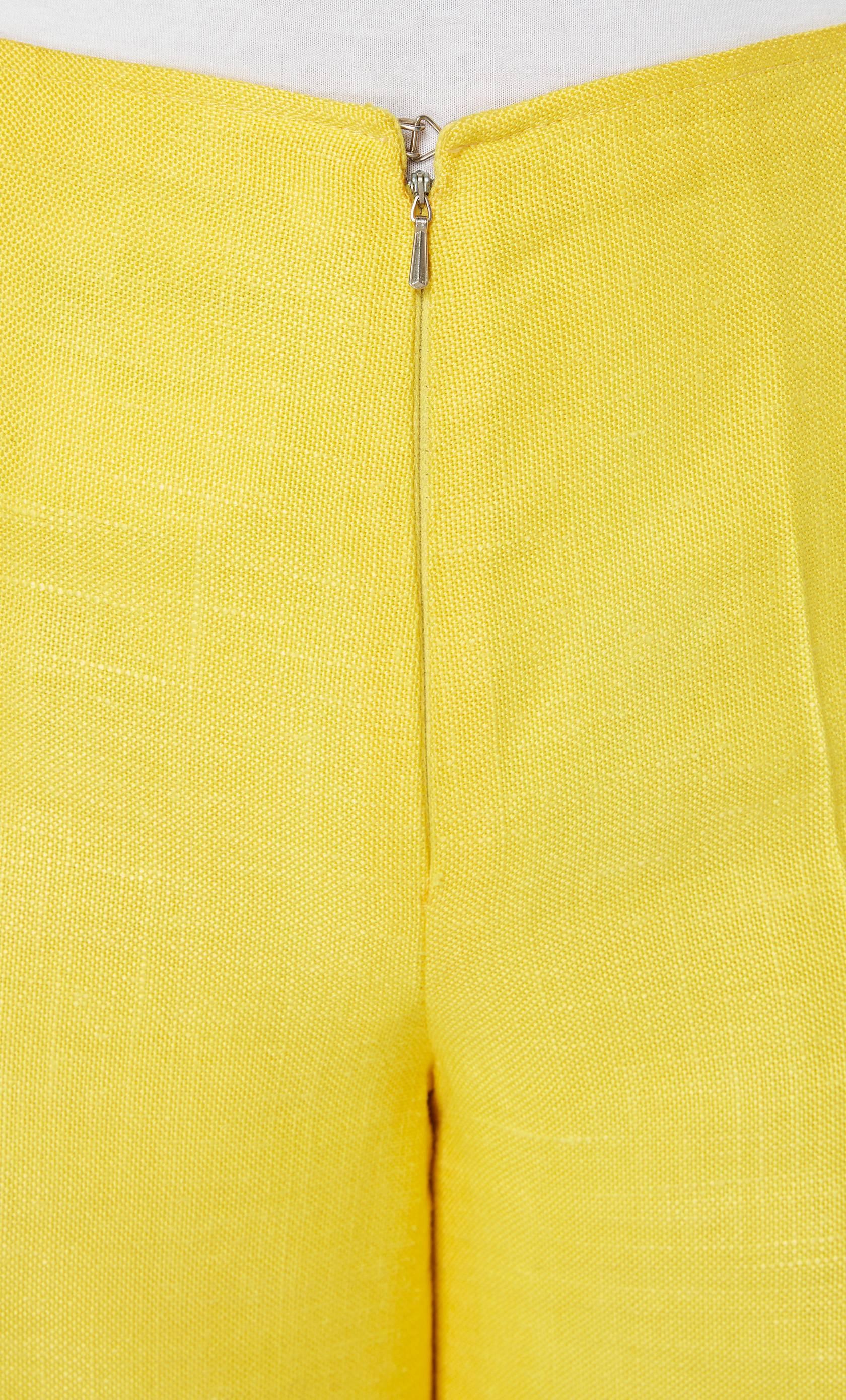 Courrèges yellow trousers, circa 1970 In Excellent Condition In London, GB