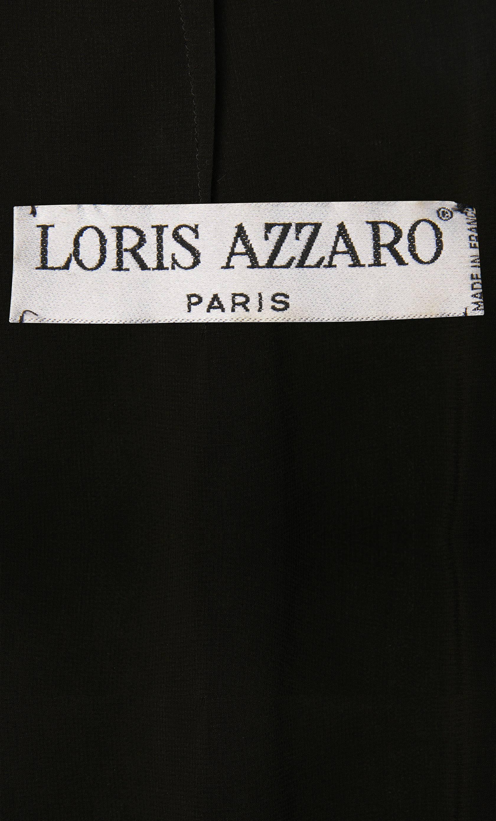 Women's Azzaro black feather skirt, circa 1990