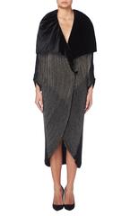 Paul Poiret haute couture black beaded coat, circa 1924
