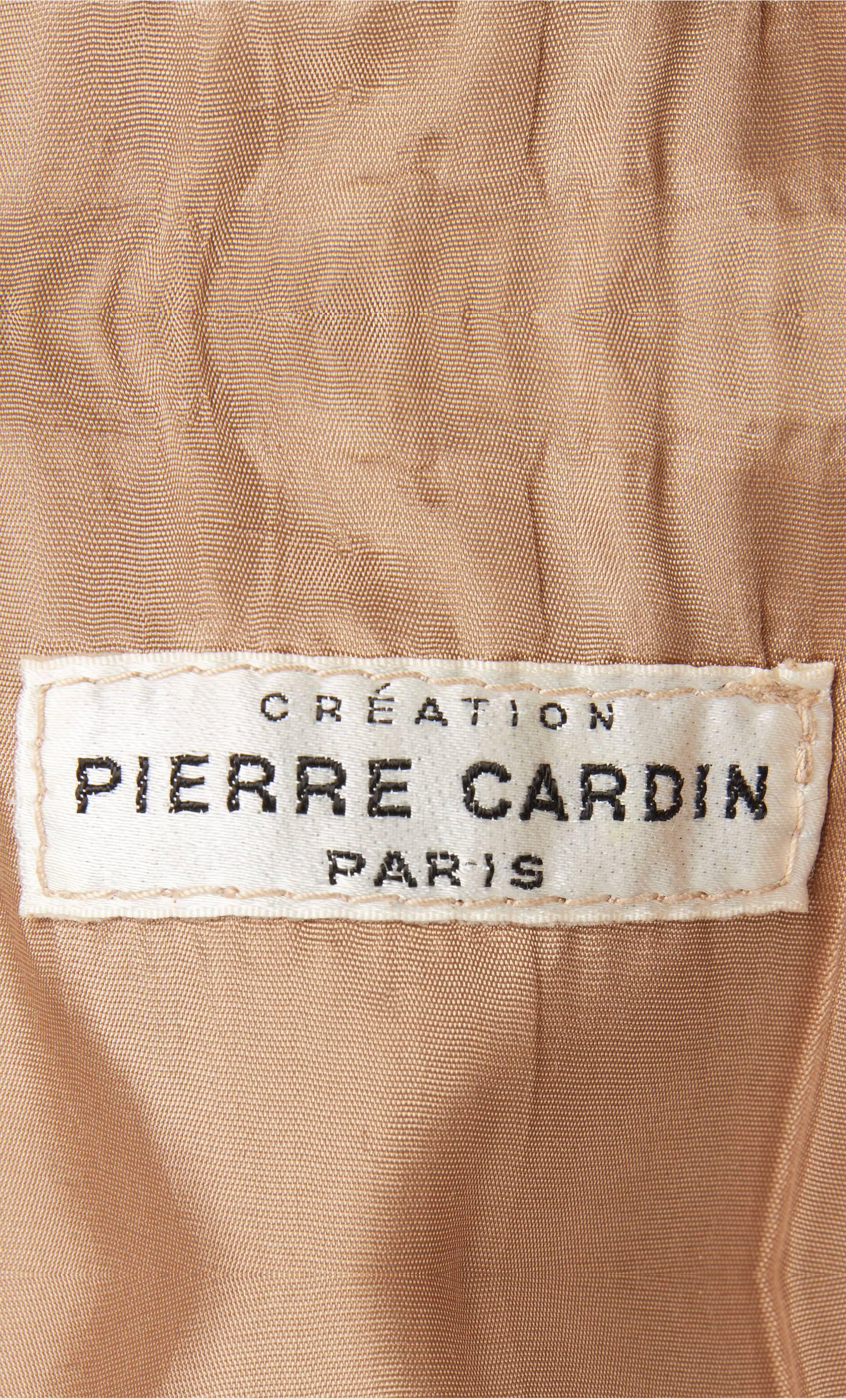 Women's Pierre Cardin brown suede dress, circa 1968 For Sale