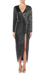 Bob Mackie black embroidered dress, circa 1980