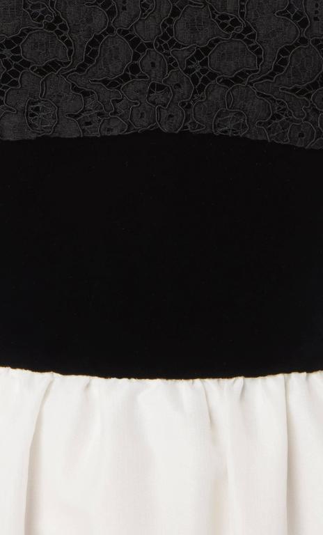 Jacques Heim haute couture black and white dress, circa 1960 For Sale ...