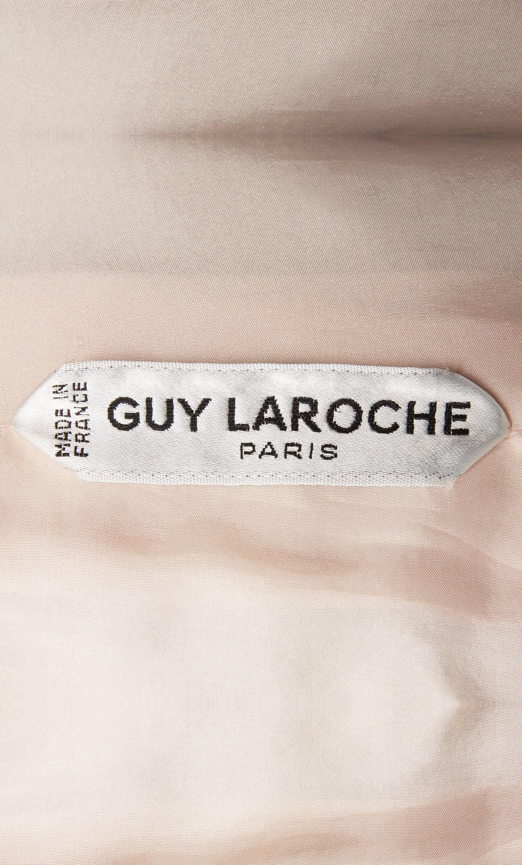 Guy Laroche Haute couture pink dress suit, circa 1970 For Sale 1