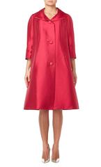 Dior Haute couture pink silk coat, Spring/Summer 1963