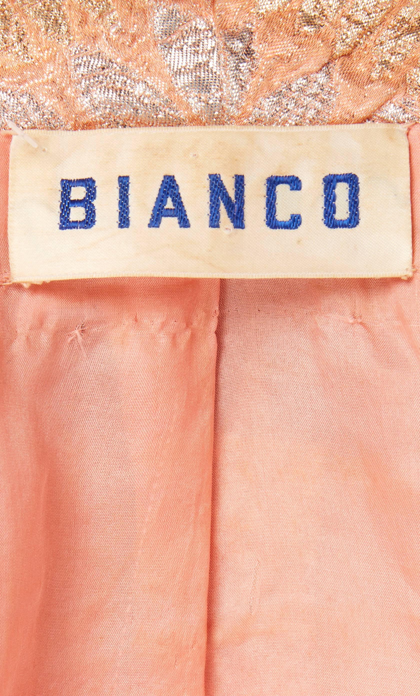 Women's Bianco metallic skirt & jacket, circa 1965