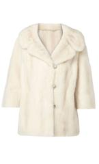 Great Unknown ivory mink coat, circa 1970